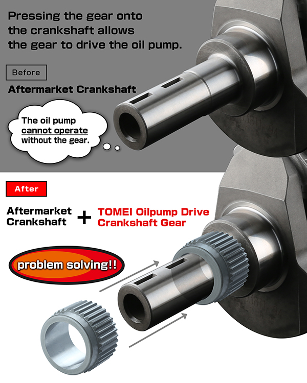OIL PUMP DRIVE CRANKSHAFT GEAR 2JZ-G(T)E